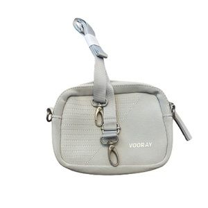 VOORAY Gray Sidekick Crossbody Moto Travel Neoprene Weather-Resistant BRAND NEW